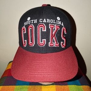 University of South Carolina GameCocks Embroidered Snapback Hat Cap
